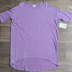 Solid Heathered Light Purple XS LuLaRoe Irma